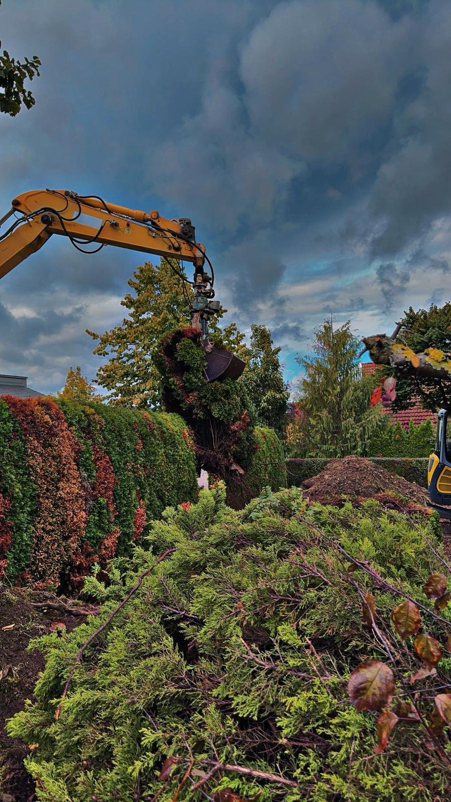 Baggerarbeiten für Gartengestaltung im Raum Heilbronn