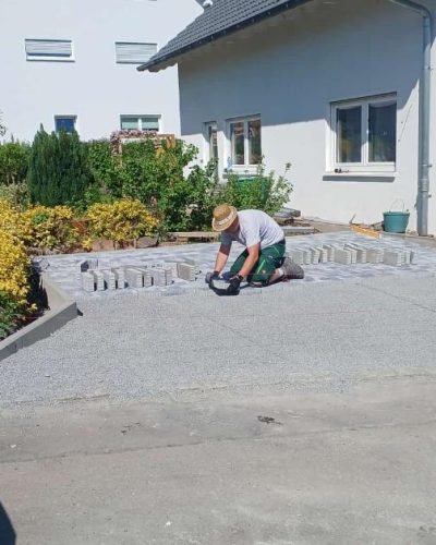 Pflasterarbeiten Einfahrt im Zabergäu – Molle GalaBau